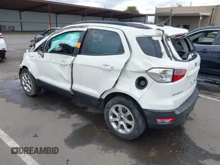 2018 Ford EcoSport SE with VIN MAJ3P1TE1JC220730, listed as a IAAI auction lot 41861691 with Not Provided miles. Bid and sale history available at carsss.com. Image 3.