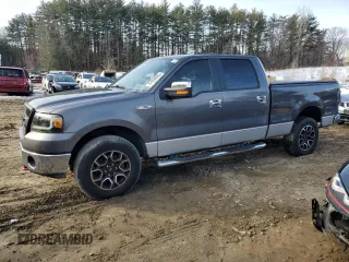 2008 Ford F-150 XLT with VIN 1FTPW14528FA05556, listed as a Copart auction lot 47856065 with 159,665 mi miles and Clean Title. Bid and sale history available at carsss.com. Image 1.