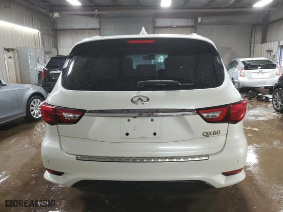 2016 Infiniti QX60 with VIN 5N1AL0MM8GC533002, listed as a Copart auction lot 50025345 with 113,054 mi miles and Salvage Title. Bid and sale history available at carsss.com. Image 6.