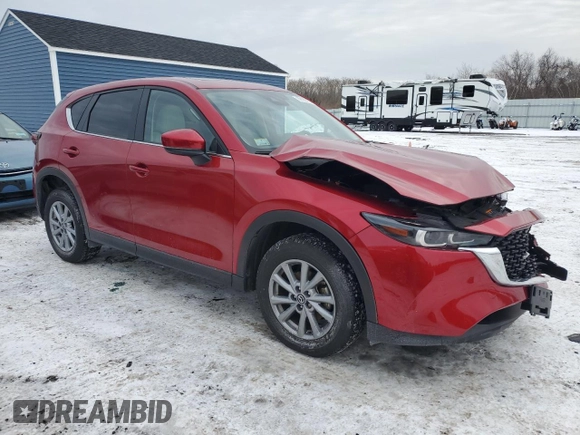 2023 Mazda CX-5 2.5 S Preferred Package with VIN JM3KFBCM1P0146524, listed as a Copart auction lot 89165155 with 35,687 mi miles and Salvage Title. Bid and sale history available at carsss.com. Image 4.