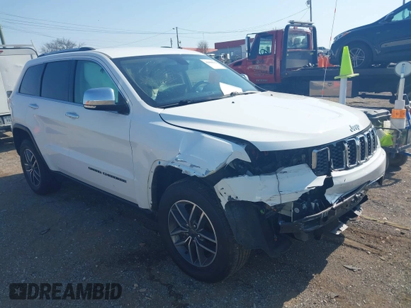 2019 Jeep Grand Cherokee Limited with VIN 1C4RJFBG7KC579264, listed as a IAAI auction lot 42000512 with 61,419 mi miles. Bid and sale history available at carsss.com. Image 1.