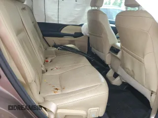 2017 Toyota Highlander XLE with VIN 5TDJZRFH6HS398965, listed as a Copart auction lot 59019535 with Not provided miles and Salvage title. Bid and sale history available at DreamBid. Image 10.
