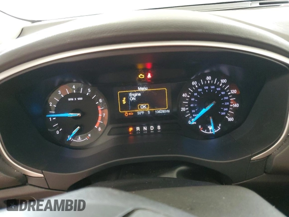 2015 Ford Fusion SE with VIN 3FA6P0HD1FR160626, listed as a Copart auction lot 49679365 with 106,280 mi miles and Salvage Title. Bid and sale history available at DreamBid. Image 9.