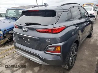 2019 Hyundai Kona Ultimate with VIN KM8K5CA54KU232064, listed as a Copart auction lot 70630912 with 55,121 mi miles. Bid and sale history available at carsss.com. Image 3.