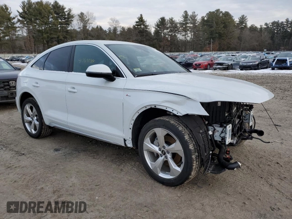 2024 Audi Q5 Sportback S line Premium с VIN WA14AAFY3R2106861, выставлен на аукционе Copart как лот 41789285 с пробегом 1 410 миль миль и Списание • Salvage title. История ставок и продаж доступна на DreamBid. Изображение 4.