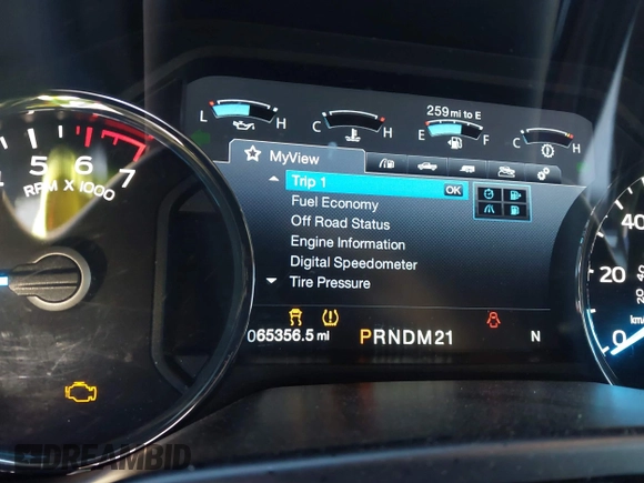 2016 Ford F-150 XLT with VIN 1FTFW1EF0GFC18720, listed as a IAAI auction lot 41293225 with 65,356 mi miles. Bid and sale history available at carsss.com. Image 7.