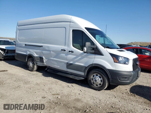 2023 Ford Transit Cargo z VIN 1FTBW3X84PKB21441, wystawiony jako Copart lot #54926995 z przebiegiem 56 038 mil mil oraz Szkoda całkowita • Salvage title. Historia ofert i sprzedaży dostępna na DreamBid. Obrazek 4.