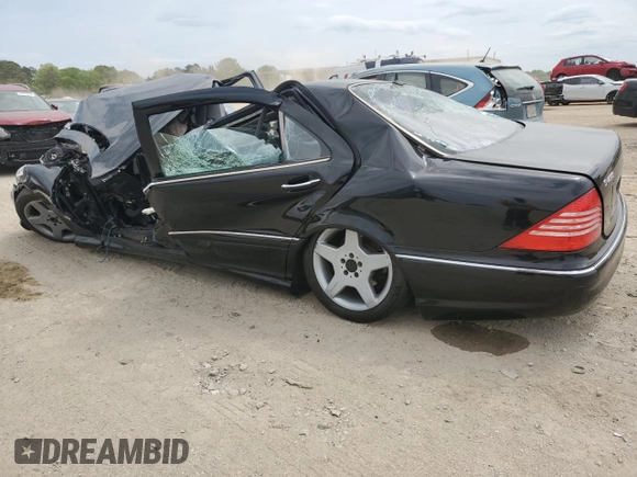 2004 Mercedes-Benz S-Class 4.3L with VIN WDBNG70J94A416694, listed as a Copart auction lot 49502154 with 0 mi miles and Salvage Title. Bid and sale history available at carsss.com. Image 2.