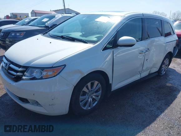 2016 Honda Odyssey EX-L with VIN 5FNRL5H68GB160563, listed as a IAAI auction lot 41962881 with 121,429 mi miles. Bid and sale history available at carsss.com. Image 18.