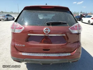 2015 Nissan Rogue S with VIN KNMAT2MT2FP504352, listed as a Copart auction lot 52797585 with 156,644 mi miles and Salvage Title. Bid and sale history available at carsss.com. Image 6.