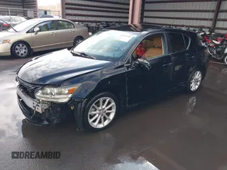 2011 Lexus CT 200h with VIN JTHKD5BH2B2031222, listed as a IAAI auction lot 41551693 with 123,596 mi miles. Bid and sale history available at carsss.com. Image 18.