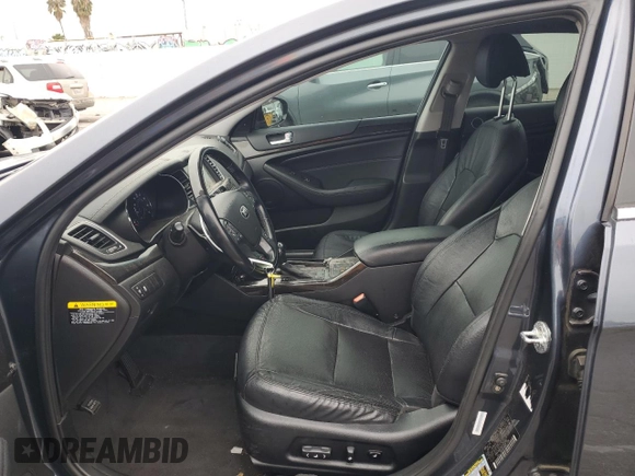 2015 Kia Cadenza Premium with VIN KNALN4D74F5172585, listed as a Copart auction lot 81832094 with 108,888 mi miles and Salvage Title. Bid and sale history available at carsss.com. Image 7.