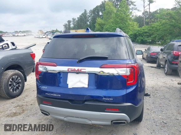 2023 GMC Acadia SLT with VIN 1GKKNUL45PZ234113, listed as a IAAI auction lot 42271635 with 54,360 mi miles and . Bid and sale history available at DreamBid. Image 16.