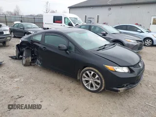 2012 Honda Civic Cpe Si with VIN 2HGFG4A51CH703857, listed as a IAAI auction lot 41484989 with 123,814 mi miles. Bid and sale history available at carsss.com. Image 1.