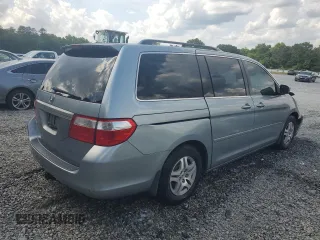 2006 Honda Odyssey EX with VIN 5FNRL38486B091892, listed as a Copart auction lot 53134035 with 154,449 mi miles and Salvage title. Bid and sale history available at DreamBid. Image 3.