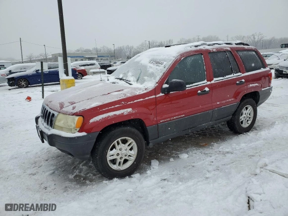 2003 Jeep Grand Cherokee Laredo with VIN 1J4GW48SX3C612620, listed as a Copart auction lot 87298644 with 230,970 mi miles and Non Repairable. Bid and sale history available at carsss.com. Image 1.