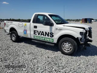 2013 Ford F-150 XL with VIN 1FTMF1CMXDKE46073, listed as a Copart auction lot 52419675 with 99,475 mi miles and Salvage Title. Bid and sale history available at carsss.com. Image 4.