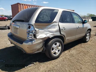 2006 Acura MDX with VIN 2HNYD18256H510183, listed as a Copart auction lot 43078941 with 0 mi miles and Salvage Title. Bid and sale history available at carsss.com. Image 4.