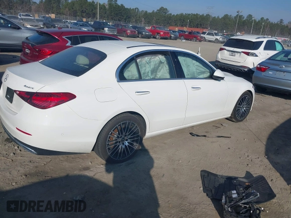 2023 Mercedes-Benz C 300 with VIN W1KAF4HB1PR141610, listed as a IAAI auction lot 41541713 with Not Provided miles and . Bid and sale history available at DreamBid. Image 4.