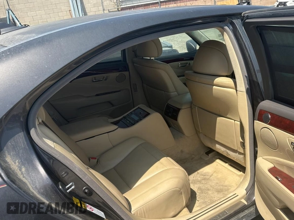 2009 Lexus LS 600h L with VIN JTHDU46F995010372, listed as a Copart auction lot 62783465 with Not provided miles and Salvage title. Bid and sale history available at DreamBid. Image 6.