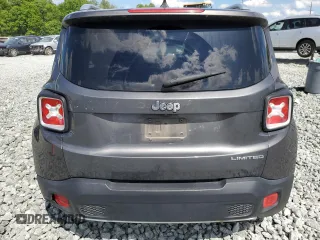 2016 Jeep Renegade Limited with VIN ZACCJADT7GPD33434, listed as a Copart auction lot 55951275 with 172,598 mi miles and Salvage title. Bid and sale history available at DreamBid. Image 6.
