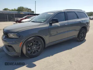 2023 Dodge Durango GT with VIN 1C4RDHDGXPC624950, listed as a Copart auction lot 52185795 with 37,265 mi miles and Salvage title. Bid and sale history available at DreamBid. Image 1.