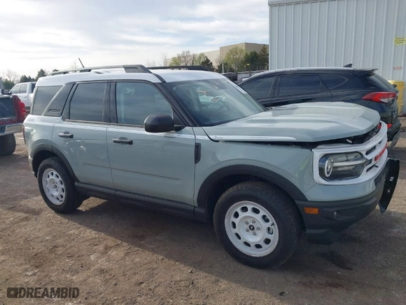 2024 Ford Bronco Sport Heritage with VIN 3FMCR9G64RRF08952, listed as a IAAI auction lot 41828191 with 7,588 mi miles. Bid and sale history available at carsss.com. Image 14.