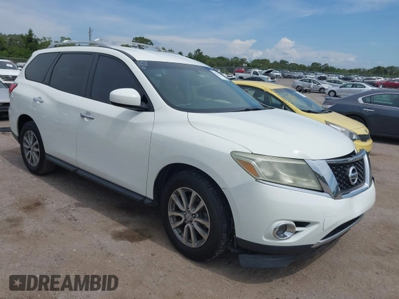 2016 Nissan Pathfinder S with VIN 5N1AR2MN1GC631131, listed as a IAAI auction lot 42377587 with 158,663 mi miles and . Bid and sale history available at DreamBid. Image 1.