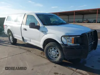2018 Ford F-150 XL with VIN 1FTMF1E55JKF91619, listed as a IAAI auction lot 41271752 with 45,226 mi miles. Bid and sale history available at carsss.com. Image 1.