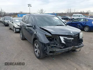 2013 Acura MDX with VIN 2HNYD2H25DH517086, listed as a IAAI auction lot 41748238 with 109,219 mi miles. Bid and sale history available at carsss.com. Image 1.