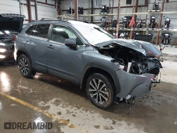 2023 Toyota Corolla Cross XLE with VIN 7MUDAABG9PV078255, listed as a IAAI auction lot 41247877 with 7,325 mi miles and . Bid and sale history available at DreamBid. Image 1.