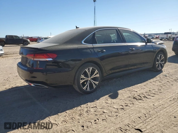2021 Volkswagen Passat SE with VIN 1VWSA7A30MC006177, listed as a Copart auction lot 85939264 with 61,028 mi miles and Salvage title. Bid and sale history available at DreamBid. Image 3.