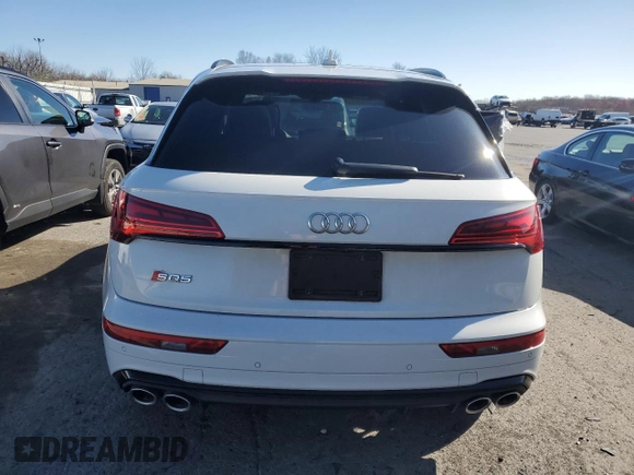 2021 Audi SQ5 Premium Plus with VIN WA1B4AFYXM2027503, listed as a Copart auction lot 49532945 with 68,674 mi miles and Salvage Title. Bid and sale history available at carsss.com. Image 6.