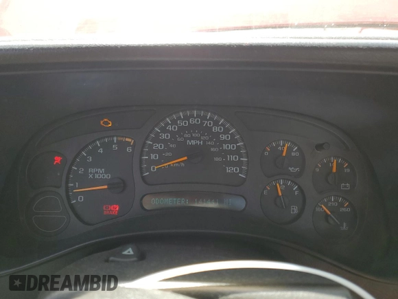 2005 Chevrolet Silverado 1500 Work Truck z VIN 1GCEC14X35Z186727, wystawiony jako Copart lot #49277275 z przebiegiem 141 441 mil mil oraz Czysty tytuł • Clean title. Historia ofert i sprzedaży dostępna na DreamBid. Obrazek 9.