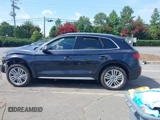 2018 Audi Q5 Premium Plus with VIN WA1BNAFY7J2210253, listed as a IAAI auction lot 42742467 with 103,843 mi miles and . Bid and sale history available at DreamBid. Image 14.