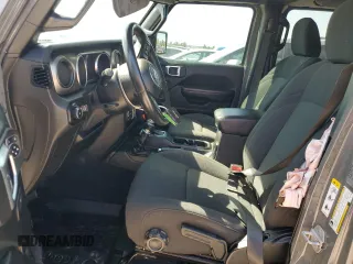 2020 Jeep Wrangler Unlimited Sport S with VIN 1C4HJXDG3LW117301, listed as a Copart auction lot 52571555 with 70,167 mi miles and Salvage title. Bid and sale history available at DreamBid. Image 7.