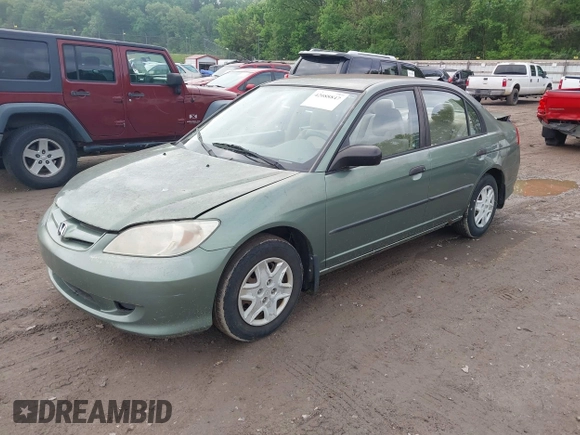 2004 Honda Civic VP with VIN 1HGES16374L014278, listed as a IAAI auction lot 42088847 with 219,022 mi miles. Bid and sale history available at carsss.com. Image 2.