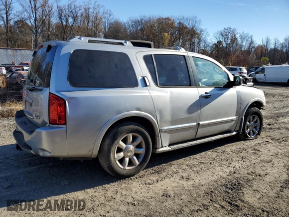 2004 Infiniti QX56 with VIN 5N3AA08CX4N806343, listed as a Copart auction lot 78812934 with 0 mi miles and Salvage Title. Bid and sale history available at carsss.com. Image 3.
