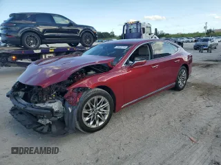 2019 Lexus LS with VIN JTHB51FF0K5009992, listed as a Copart auction lot 79403714 with 49,433 mi miles and Salvage Title. Bid and sale history available at carsss.com. Image 1.