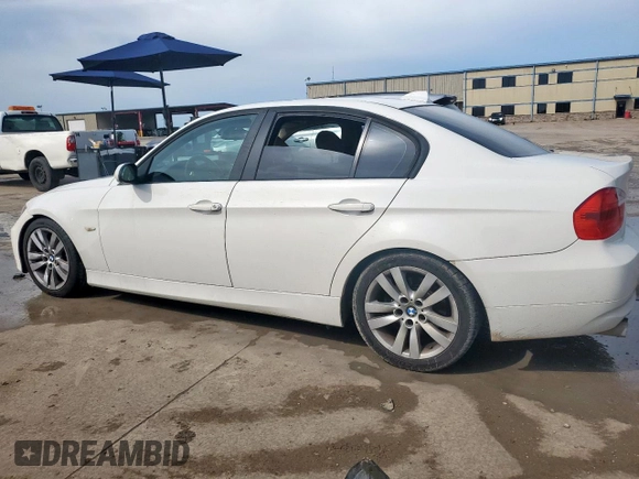 2008 BMW 3 Series 328i with VIN WBAVA37538NL46299, listed as a Copart auction lot 60355545 with 144,821 mi miles and Salvage title. Bid and sale history available at DreamBid. Image 2.