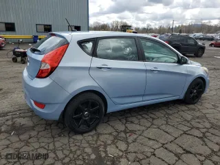 2014 Hyundai Accent GS with VIN KMHCT5AE5EU161810, listed as a Copart auction lot 49743525 with 114,563 mi miles and Salvage Title. Bid and sale history available at carsss.com. Image 3.