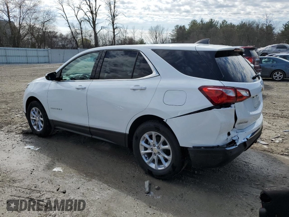 2020 Chevrolet Equinox LT with VIN 3GNAXUEV1LS502340, listed as a Copart auction lot 53732775 with 103,960 mi miles and Salvage Title. Bid and sale history available at DreamBid. Image 2.