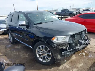 2016 Dodge Durango Citadel Anodized Platinum z VIN 1C4RDHEG0GC415960, wystawiony jako IAAI lot #41783942 z przebiegiem 142 036 mil mil oraz . Historia ofert i sprzedaży dostępna na DreamBid. Obrazek 1.