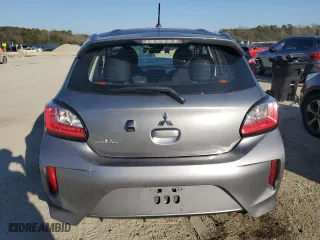 2022 Mitsubishi Mirage ES with VIN ML32AUHJ5NH008343, listed as a Copart auction lot 46995045 with 52,761 mi miles and Salvage Title. Bid and sale history available at carsss.com. Image 6.