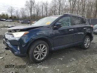 2017 Toyota RAV4 Limited with VIN 2T3DFREV9HW568683, listed as a Copart auction lot 48050685 with 0 mi miles and Salvage Title. Bid and sale history available at carsss.com. Image 1.