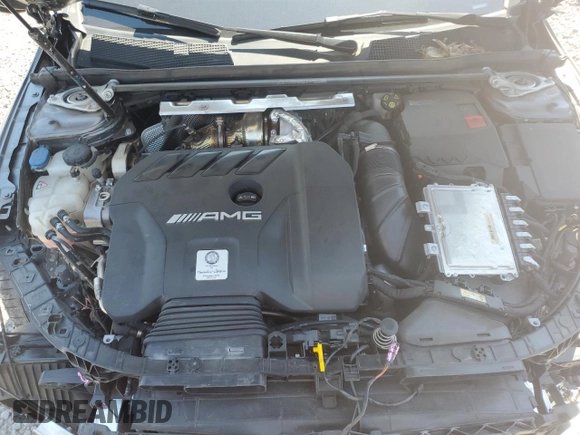 2021 Mercedes-Benz CLA 45 AMG with VIN W1K5J5DB4MN200955, listed as a Copart auction lot 57955104 with 44,136 mi miles and Salvage Title. Bid and sale history available at DreamBid. Image 11.