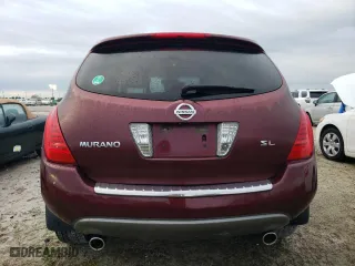 2007 Nissan Murano SL with VIN JN8AZ08T27W516493, listed as a Copart auction lot 74362214 with 67,007 mi miles and Salvage Title. Bid and sale history available at carsss.com. Image 6.