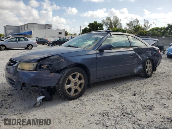 2000 Toyota Solara SE with VIN 2T1CF22P8YC357140, listed as a Copart auction lot 54100775 with 186,137 mi miles and Salvage Title. Bid and sale history available at DreamBid. Image 1.