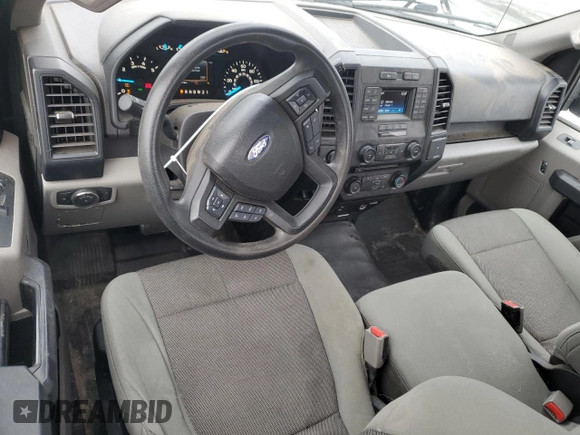 2016 Ford F-150 XL with VIN 1FTMF1EF0GKD59429, listed as a Copart auction lot 43581125 with 40,994 mi miles and Salvage title. Bid and sale history available at DreamBid. Image 8.