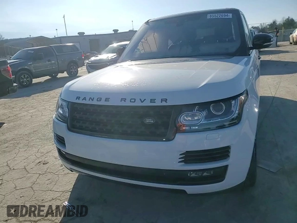 2017 Land Rover Range Rover with VIN SALGS5FE8HA337216, listed as a Copart auction lot 85522694 with 145,269 mi miles and Salvage title. Bid and sale history available at DreamBid. Image 11.